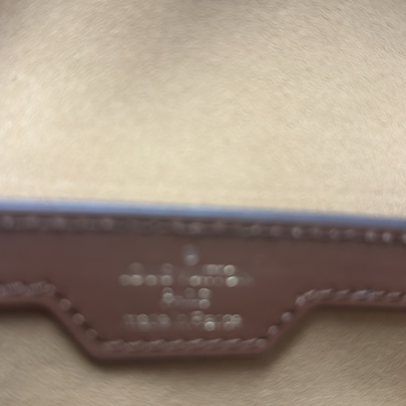 Brown and Gold Monogram Cylinder Clutch - Picture 8 of 10